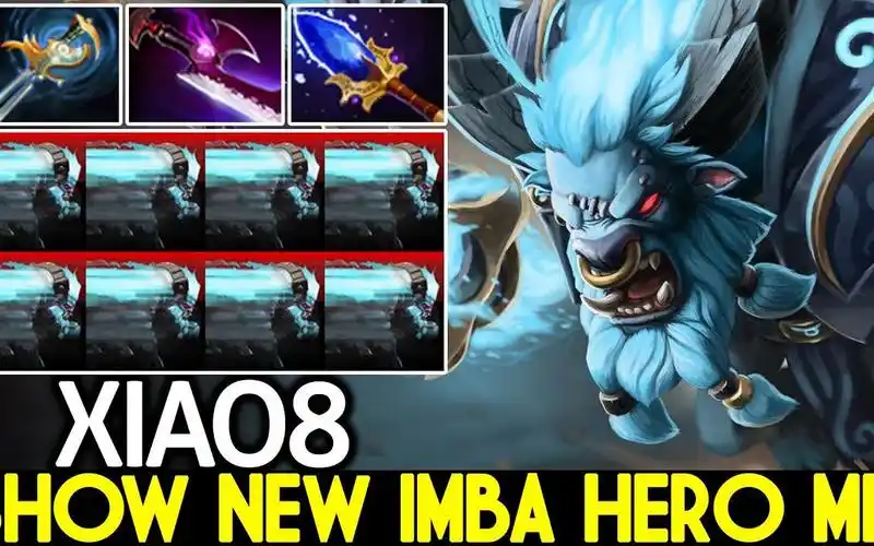 【dota2】xiao8 停不下来的冲撞 神杖连击刀的白牛 by dota2 high