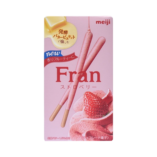 自营meiji 明治 草莓巧克力饼干棒 3根×3袋