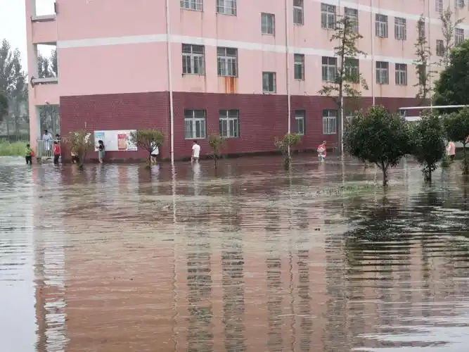 洪水围困白中校园记(2020年7月)