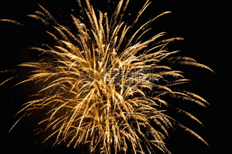 正在绽放的烟花gif图片素材