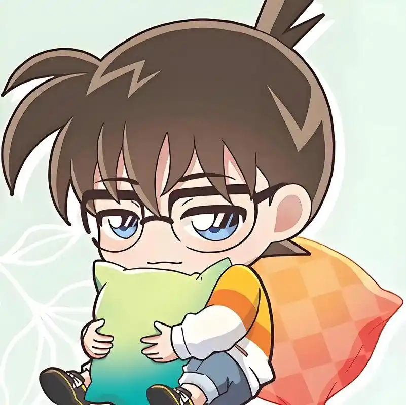 名侦q版头像#名侦探柯南 #q版人物#名侦探柯南全家福