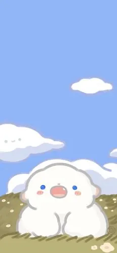 少女心壁纸 - cr:@只是一只小羊羊插画 素材 ins 韩系 可爱 简约 手绘