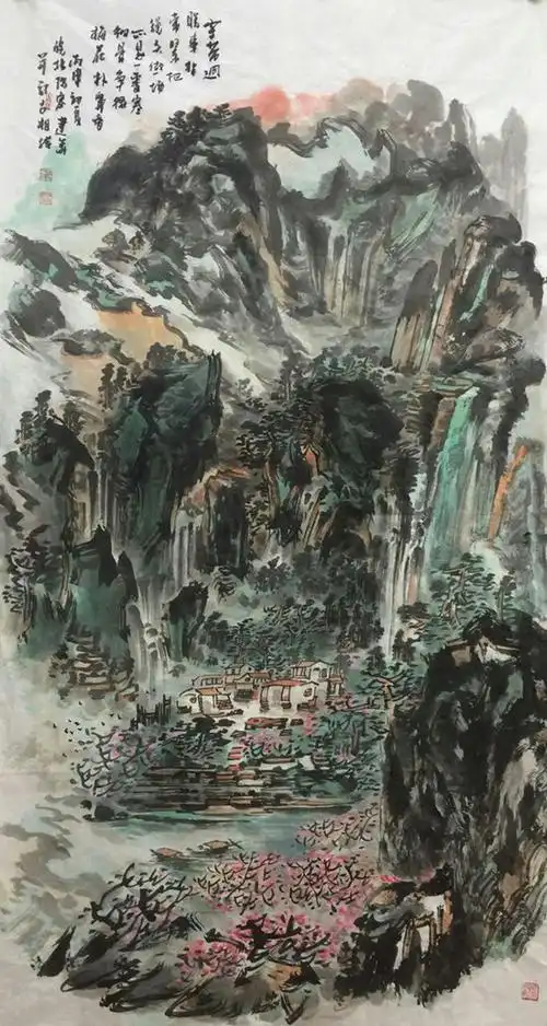 感悟苍茫——画家王建华山水画赏读 - 书画评论 - 辉煌书画艺术网