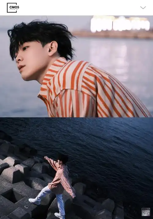 尤长靖海边氛围感写真