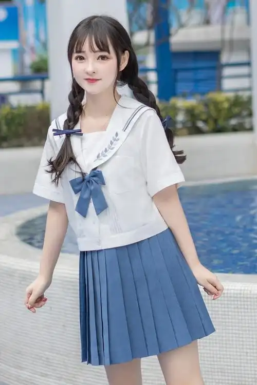 olddriver现货青穗正统jk制服原创水手中间学生校服