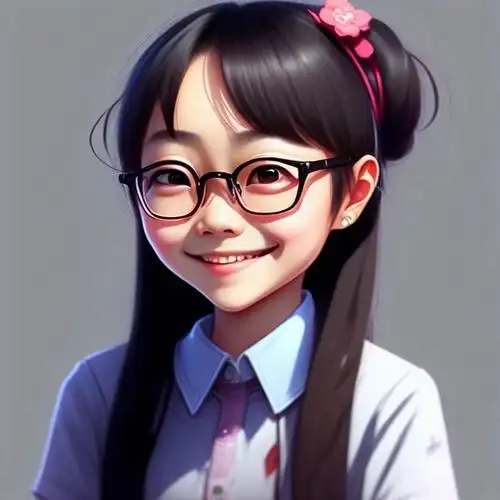 眼镜女生动漫微信头像 呆萌又好看可爱 – 微信社群那些事