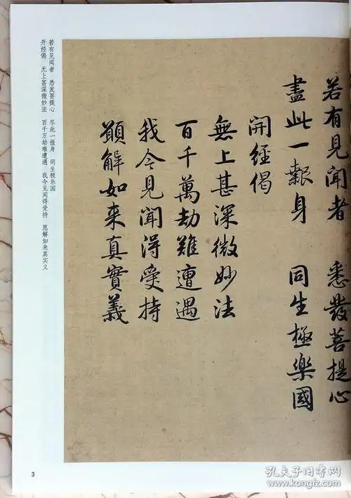 正版雍正行书金刚经中国历代书法名家名品系列佛经毛笔书法字帖刘春娟
