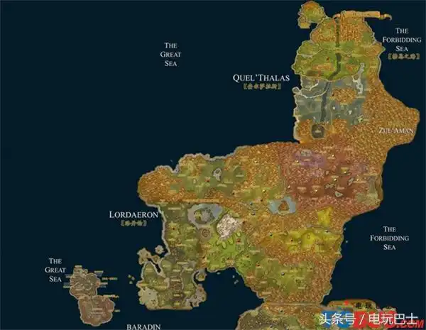 洛丹伦大陆形势在魔兽8.