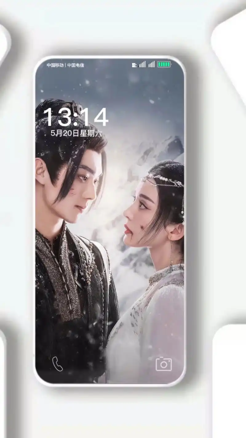 雪鹰领主高清手机壁纸.#雪鹰领主 #古力娜扎 #许凯 #电视 - 抖音