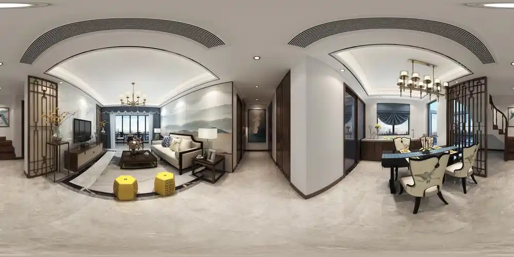 隆胜兰郡720°全景效果图