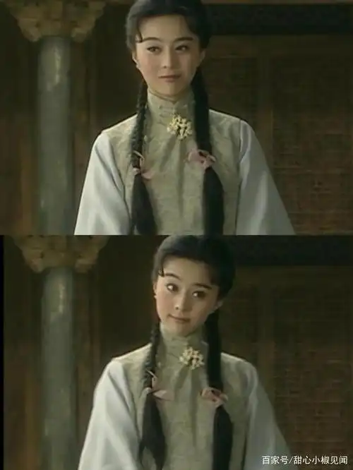 范冰冰这张天生自带妩媚妖娆的长相,绑起麻花辫后多了几分温柔恬静的