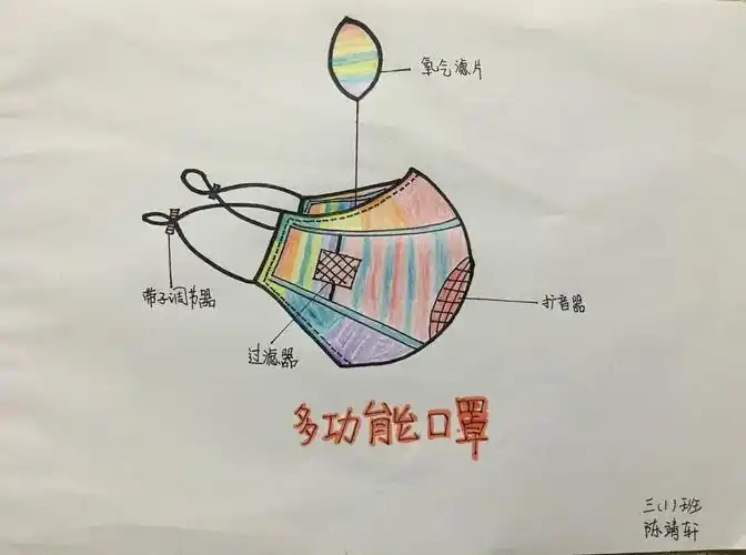 爱护绿色 从你我做起--江夏小学美术科"自制环保口罩"活动篇