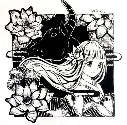 黑白装饰画 黑白插画 - 堆糖,美图壁纸兴趣社区