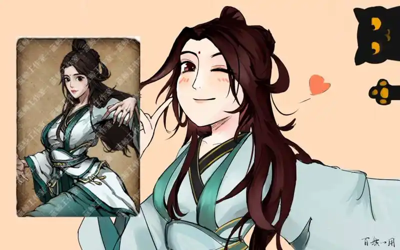 活动作品烟雨江湖画个美美的柳如意免费做头像