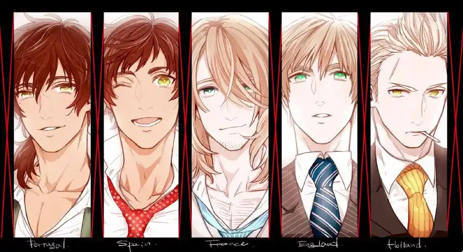 黑塔利亚/aph/葡哥/亲分/安东尼奥/法叔/弗朗西斯/亚瑟/荷哥/霍兰德