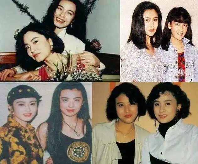 黎姿朱茵20年前的青涩合照曝光,长成这样,一定会少很多烦恼吧?