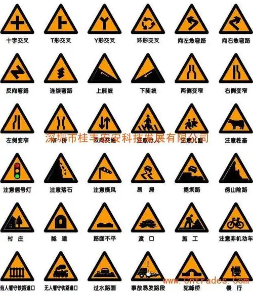 供应公路图标/交通标志牌/生产道路标志牌/厂家指示牌子