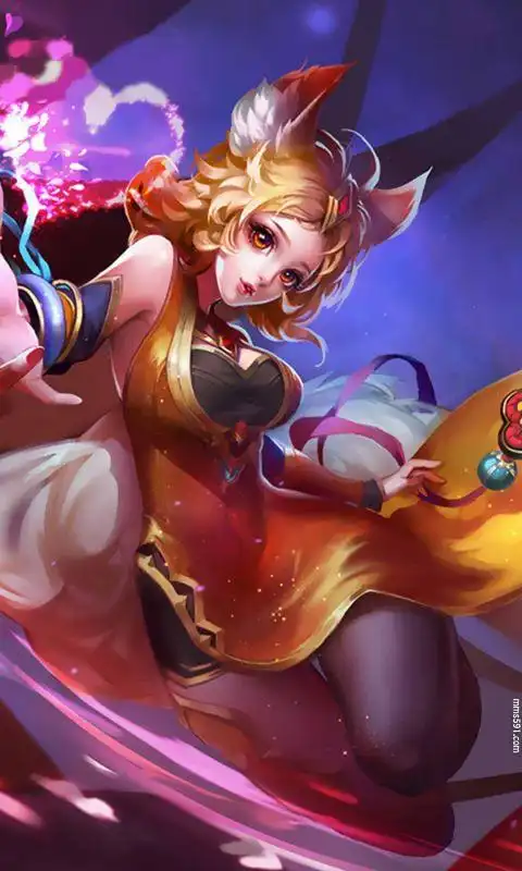王者荣耀女英雄魅惑之狐法师妲己手机壁纸图片(5)