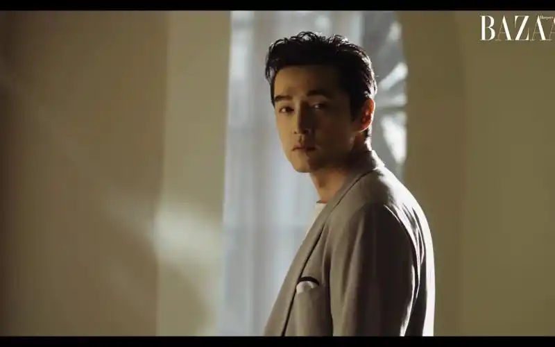 【胡歌】20230317胡歌时尚芭莎拍摄花絮