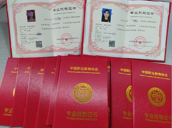 开设有会计师,财务管理师,项目管理师,职业指导师,育婴师,摄影师,健康