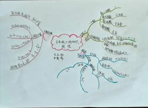 清苑小学五年级暑期作业思维导图展示活动