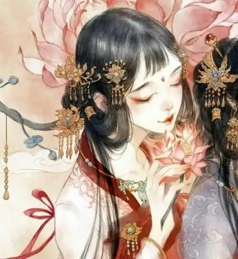 古风闺蜜头像矜丝婉带愿与你共簪