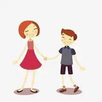 姐弟头像卡通萌 q版卡通可爱姐弟头像图_微信头像图片大全