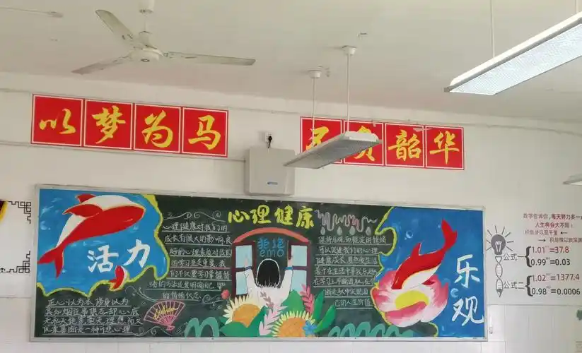 阳光心理健康成长临川一中开展主题黑板报评比活动