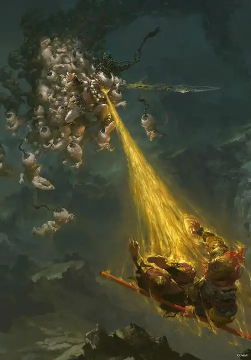 西游记暗黑插画赏析或许这才是西游本来的样貌