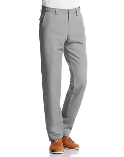 versace collection男装专场 灰色斯文绅士休闲长裤