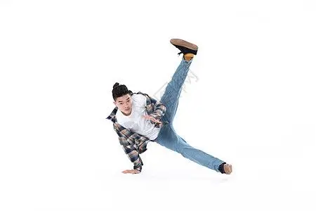 男生送男生礼物年轻街舞男生地板舞背景