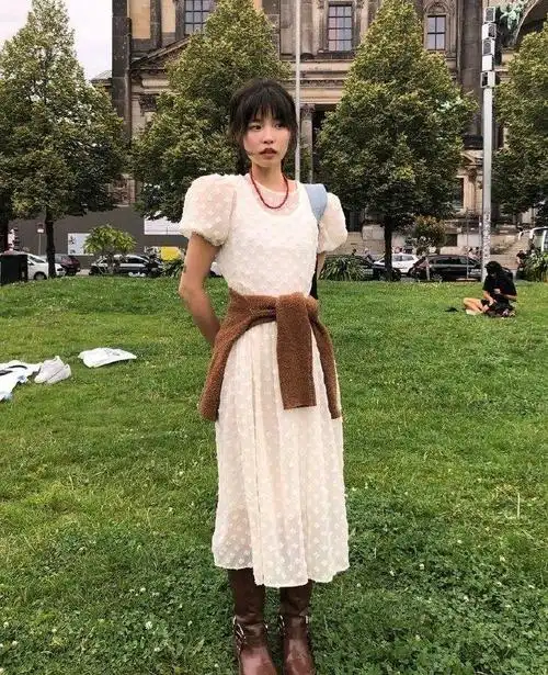 韩国博主早秋气质穿搭