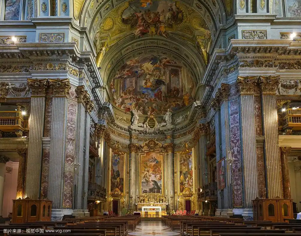 意大利罗马圣依纳爵教堂st.ignazio