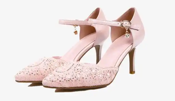 女士细高跟鞋免抠素材免费下载_觅元素51yuansu.com