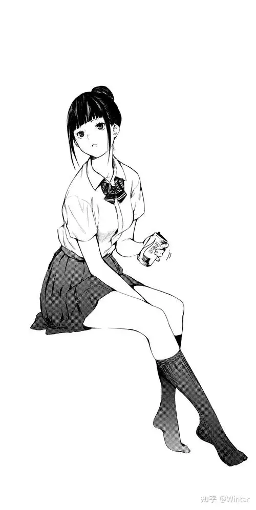 【绘画素材】862p原画/动漫/插画人物角色动态/线稿 速写参考素材