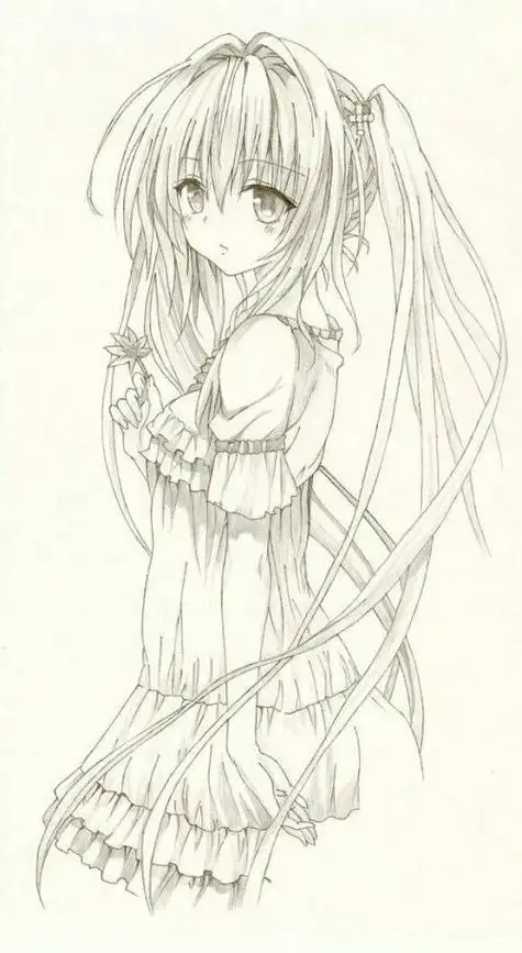 简笔画画动漫人物美少女百度图片搜索