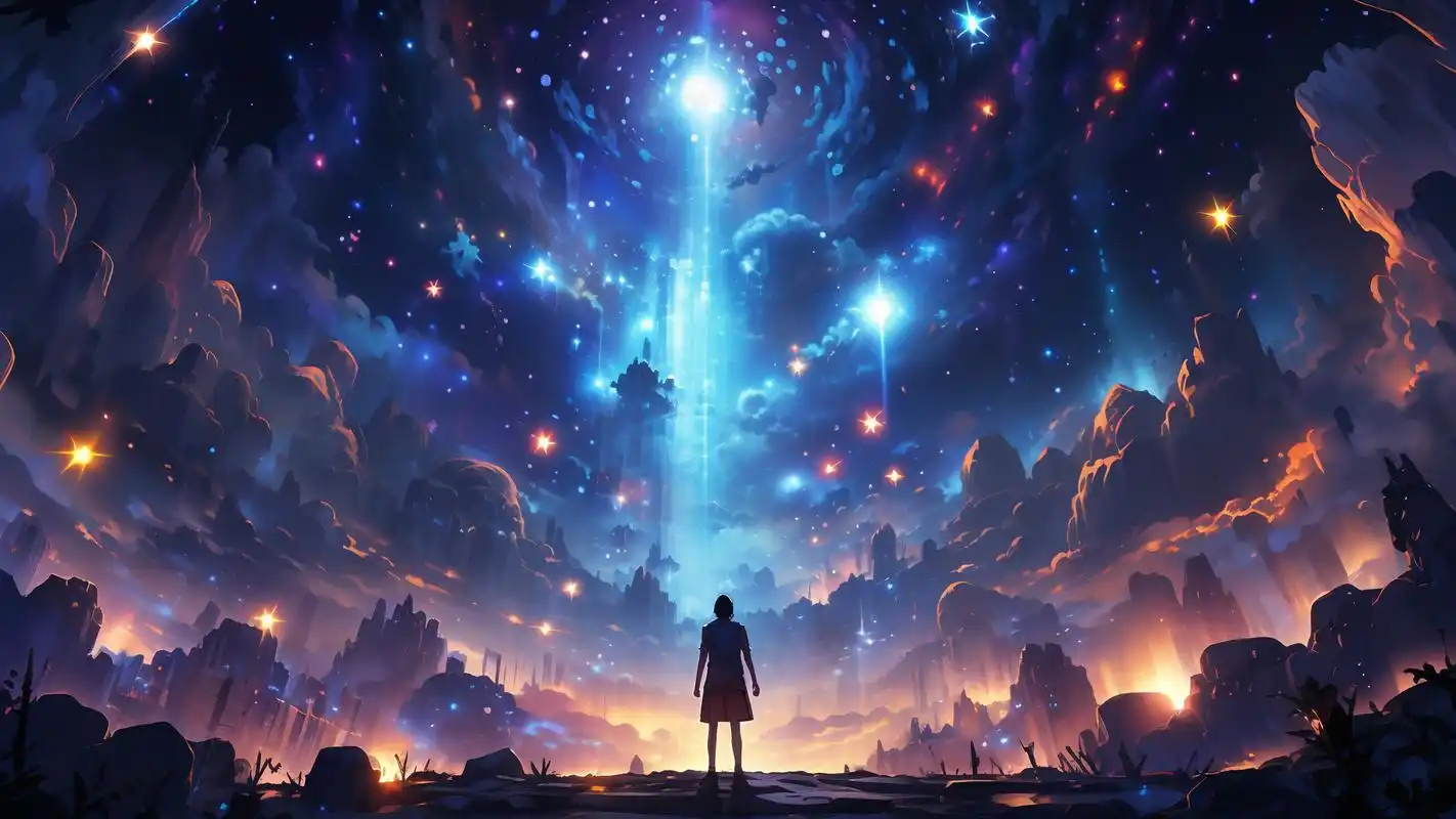 全屏高清平板夜空壁纸,感受星河璀璨78