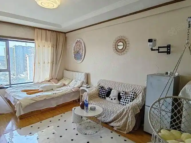 延边大学附近博士园电梯12楼南向一居室个人家精装修家电齐全