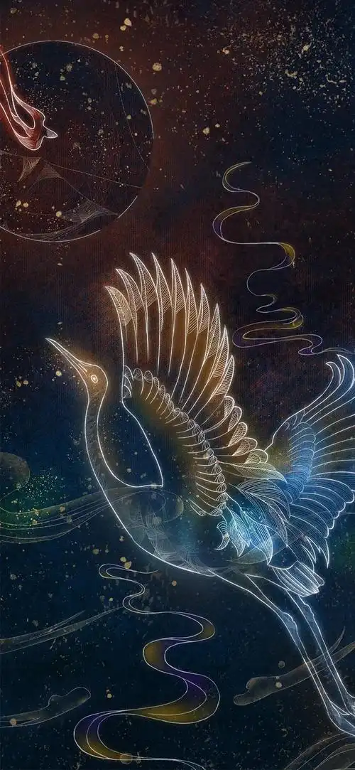 仙鹤 国潮 古风 - 堆糖,美图壁纸兴趣社区