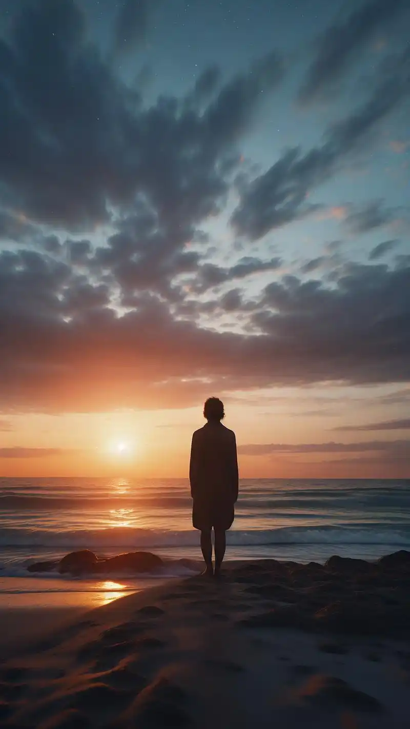 伤感背影壁纸,一个人的孤独时光90