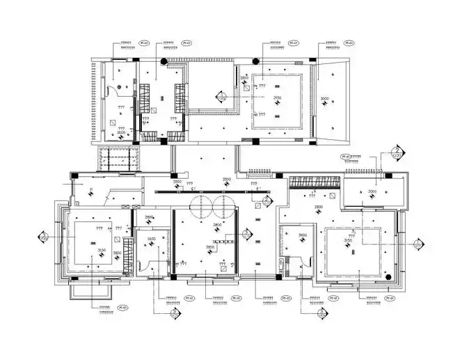 现代简约风格别墅室内装修全套施工图-住宅装修-筑龙室内设计论坛