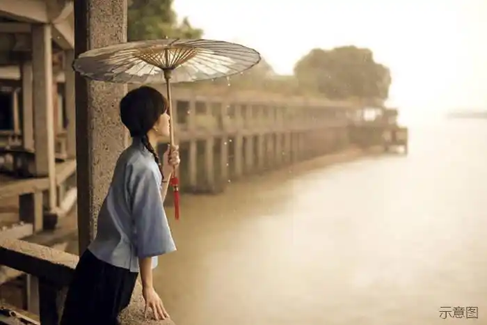 "绘"春天的美 整点抽奖赢家电大礼  "伊人持伞烟花笑 又是江南烟雨时