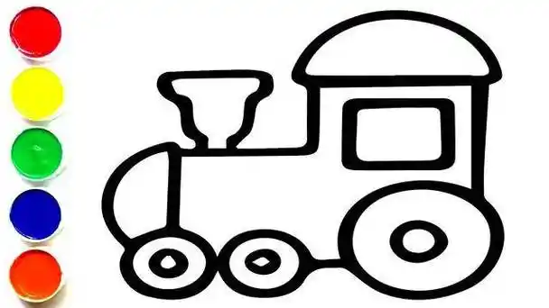 卡通小火车简笔画 小火车怎么画简单又漂亮