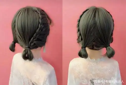 短发的编发很简单,轻轻松松几分钟就可以换好几款发型呢