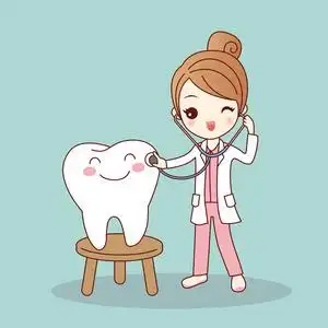 漫画与牙的牙医医生照片