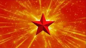闪光的五星视频素材