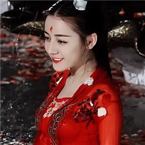 迪丽热巴古风人物头像女生 汉服