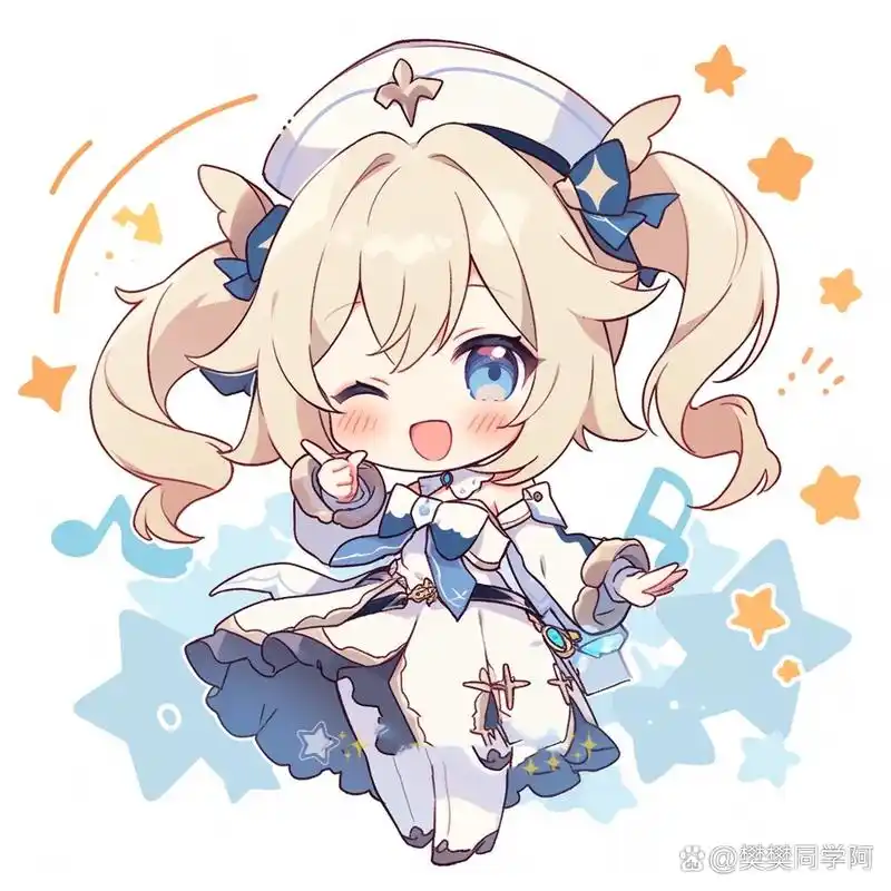 原神头像 | q版·芭芭拉 hi~请大家多多支持哦!