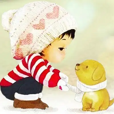 满钻新款5d钻石绣卧室卡通情侣可爱小男孩小女孩钻石画客厅十字绣