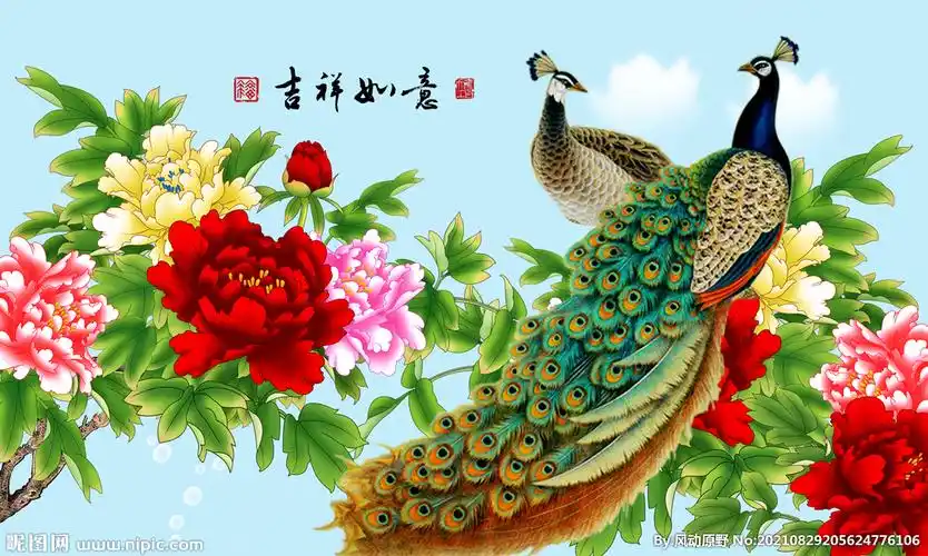 吉祥如意设计图__风景_psd分层素材_设计图库_昵图网nipic.com